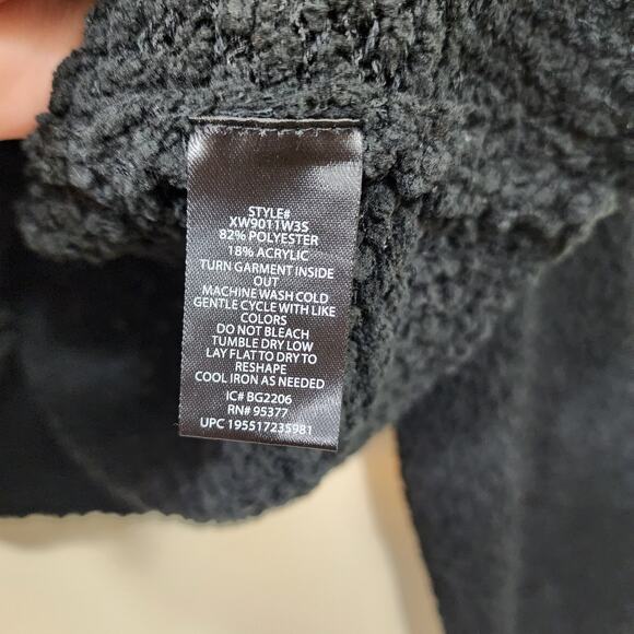 Social Standard by Sanctuary open knit v-neck button front cardigan woman's sz L - Picture 5 of 10